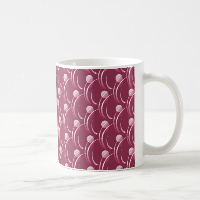 Finare Swirls Mugg, Magenta Kaffemugg (Höger)