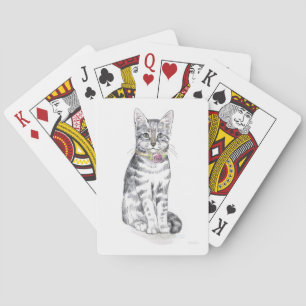 Finare Tabby katt Casinokort