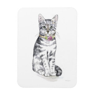 Finare Tabby katt Magnet