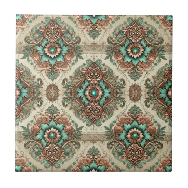 Finare Traditionell Kakelplatta (Framsidan)