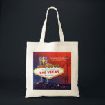 Finare Twilight Las Vegas Bröllop Bridesmaids Gift Tygkasse<br><div class="desc">Fabulous Las Vegas-skylt och vackra handflatan träd-silhouettes, glittrande stjärnor och röd och bläckblå bakgrund illustrerad på anpassningsbarna Bridesmaids Gift Bags. Skapa toppen och unika keepsaké för dina speciella brudar genom att anpassa väskan en efter en! (Du hittar de bröllop-essentialer och -favörer som passar i den här butiken, Möhippa himlen. Kontakta...</div>