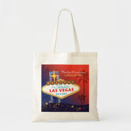 Finare Twilight Las Vegas Bröllop Bridesmaids Gift Tygkasse
