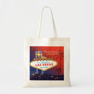 Finare Twilight Las Vegas Bröllop Bridesmaids Gift Tygkasse