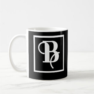 Finare Typografiska brev B namn Kaffemugg