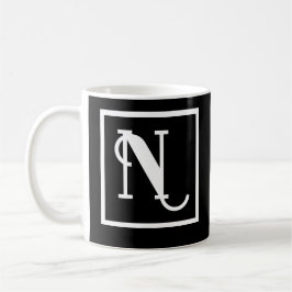 Finare Typografiskt brev N Kaffemugg