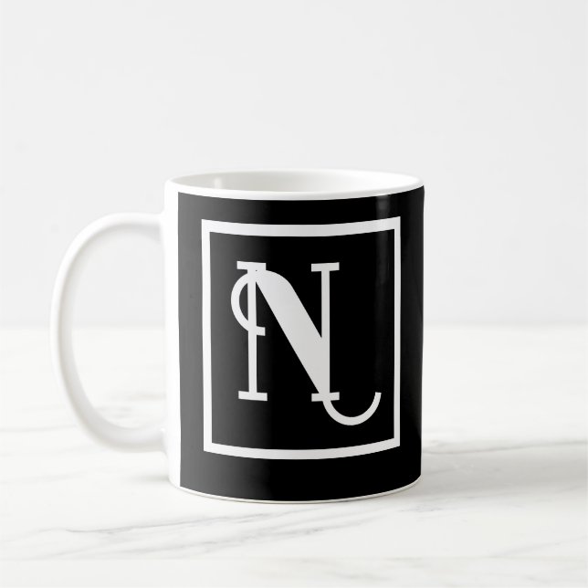 Finare Typografiskt brev N Kaffemugg (Vänster)