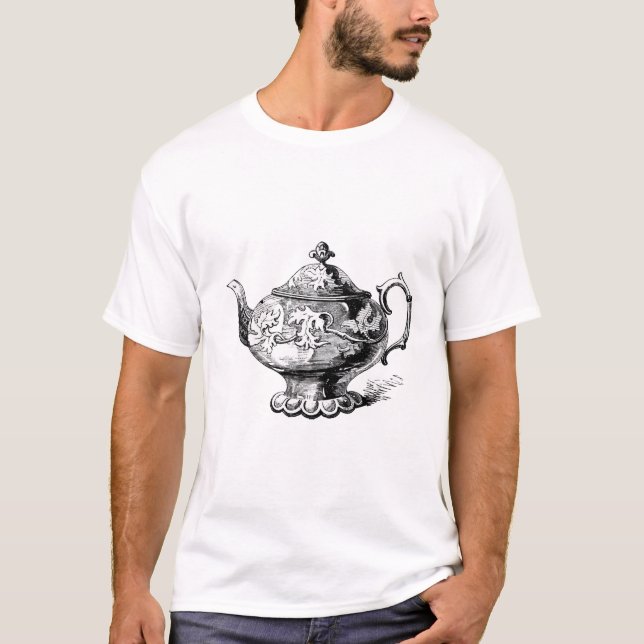 Finare Victorian Tekanna T Shirt (Framsida)