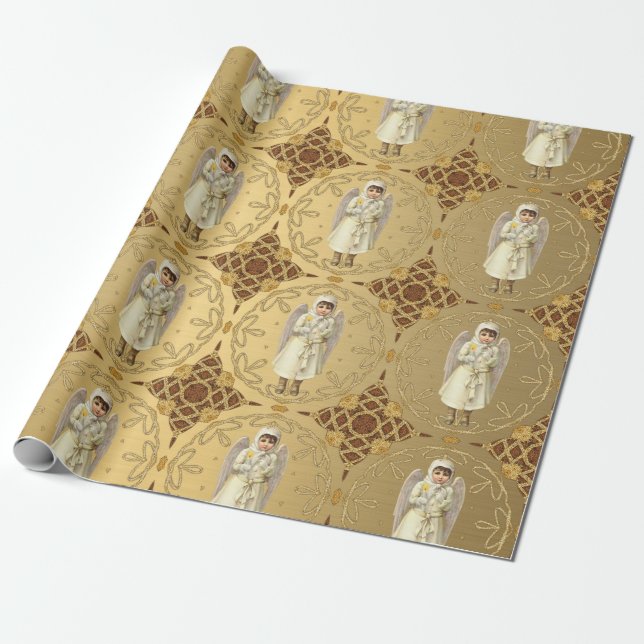 Finare Victoriangel Presentpapper (Utrullad)