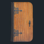 Finare Wood Door Samsung S4 Wallet Case Plånboksfodral<br><div class="desc">Snyggt Samsung Galaxy S4-plånbok stil fodral,  med foto av en gammal finare-trädörr,  med järn gångjärn med hög temperatur. Anpassa om du vill lägga till en egen text till det här underbara tittar fodral.</div>