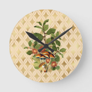 Finare Woodland Botanicals Rund Klocka