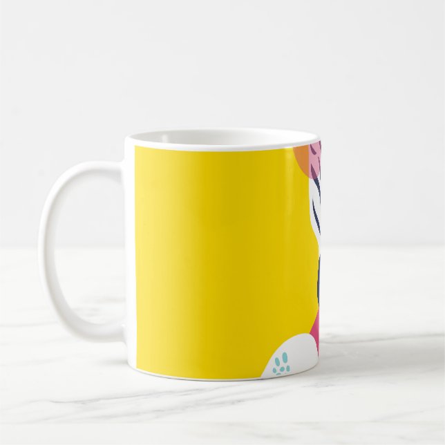 Finare Zebra: Rosa Sunglass Vintage. Kaffemugg (Vänster)