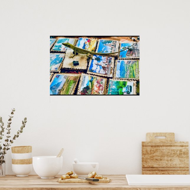 Finca Macondo Cafe Gecko Poster (Kök)