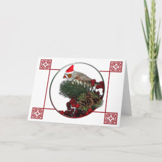 Finchjulkort 6 helgkort