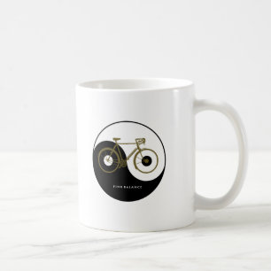 FIND BALANS/Yin Yang-cykel Kaffemugg