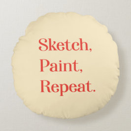 Find Creative Rhythm With Modern Lettering Rund Kudde