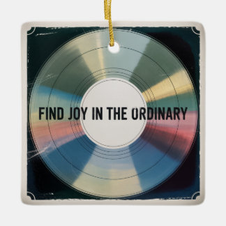 Find Joy In The Ordinary Julgransprydnad Keramik