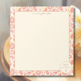 Find Joy in the Small Moments Notepad with Name Anteckningsblock