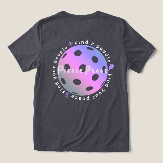 Find your people, find your peace t shirt (Design Baksida)