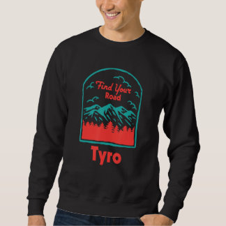 Find Your Road Camping Sayings Camper Quotes Tyro  Lång Ärmad Tröja