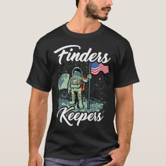 Finders Keepers Astronaut Måne Landing T Shirt