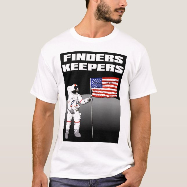 Finders Keepers Moon Rolig T-Shirt (Framsida)