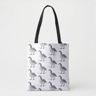 Fine Art Canadian Goose Nature Teckning Tygkasse