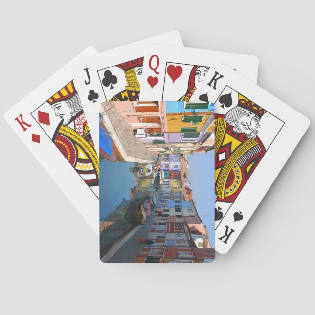 Fine Art Canvas-dek för uppspelningskort Casinokort (Baksidan)