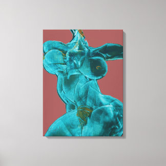 Fine Art Canvas Female i Rörelse