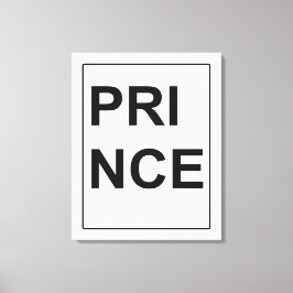 Fine Art Canvas "Prince" av Billy Bernie