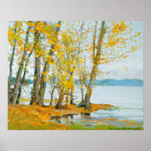 Fine Art Erhai Sjö i Fall Poster