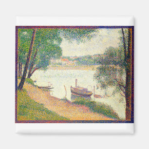 Fine Art Grått Weather av Georges Seurat Magnet
