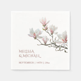 Fine Art Magnolia Wedding  Pappersservett
