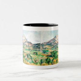 Fine Art Mont Sainte-Victoire av Paul Cézanne Två-Tonad Mugg