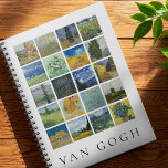 Fine Art Painting Collage Vincent Van Gogh Anteckningsbok<br><div class="desc">Anteckningsbok med en kollage av vintage bra konst målning av Vincent Van Gogh</div>