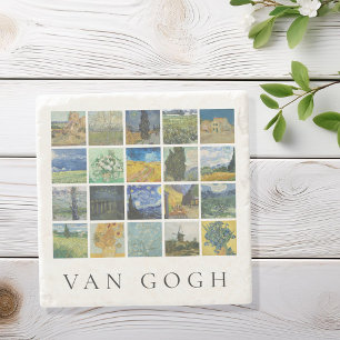 Fine Art Painting Collage Vincent Van Gogh Stenunderlägg