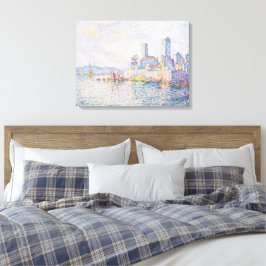 Fine Art Painting Lagoon Sea View Light Blue Canvastryck
