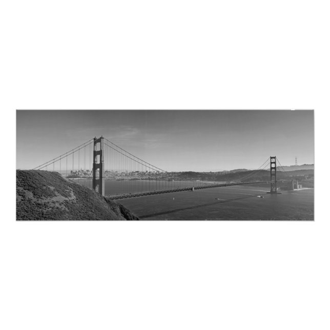 Fine Art Print Golden grind Bridge Fototryck (Framsidan)