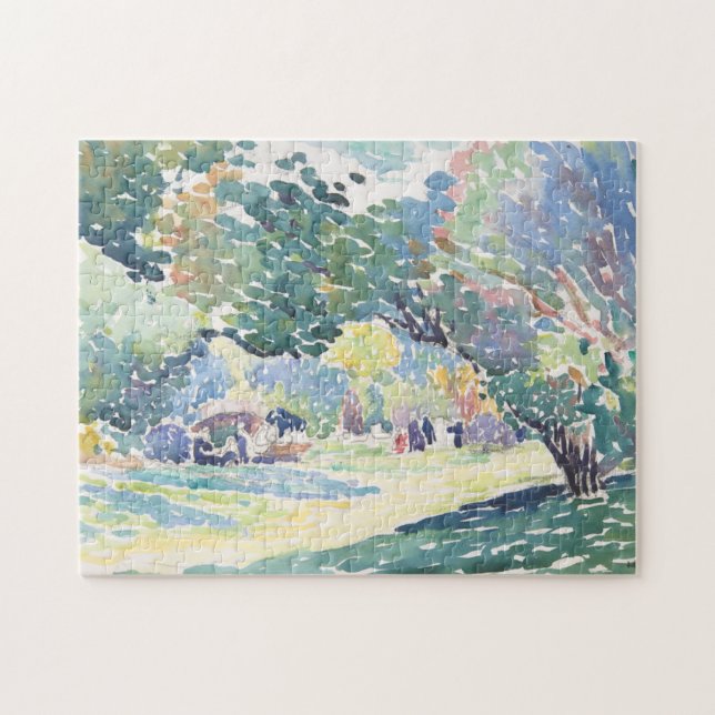 Fine Art Puzzle - Liggande av Henri-Edmond Kor Pussel (Horisontell)