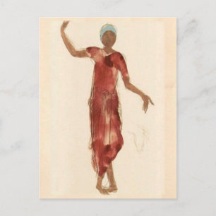 Fine Art ~ Rodin's Kambodja Dancer c1906 Vykort