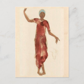 Fine Art ~ Rodin's Kambodja Dancer c1906 Vykort