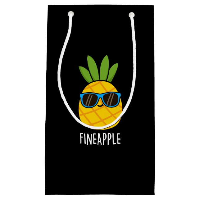 Fineapple Funny Pineapple Pun Mörk BG (Framsidan)