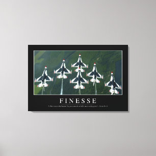 Finess: Inspirera citationstecken Canvastryck