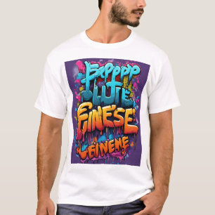 "Finesse Elite" Graffiti Art av Hanna-Pub T Shirt