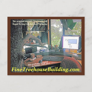 FineTreehouseBuilding Regal Road-skrivbord - Vykort