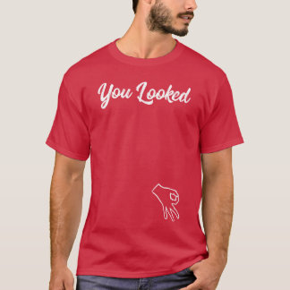 Finger Cirkel Spel Roligt Gjorde Dig Titthål T Shirt