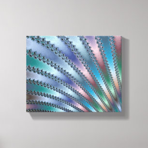 Finger Fractal Art Canvastryck