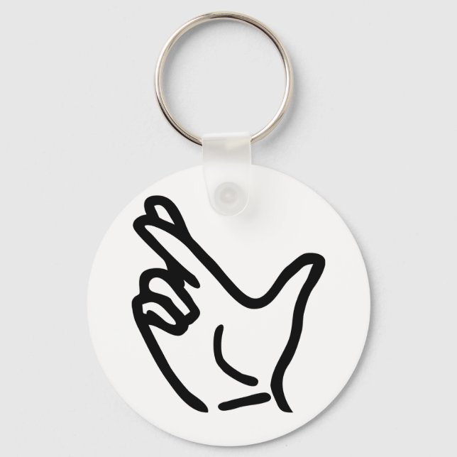 finger-korsikon nyckelring (Framsida)