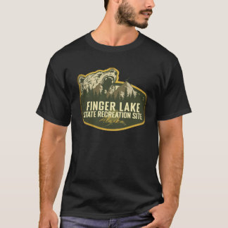 Finger Lake State Recreation Site Alaska Camping R T Shirt