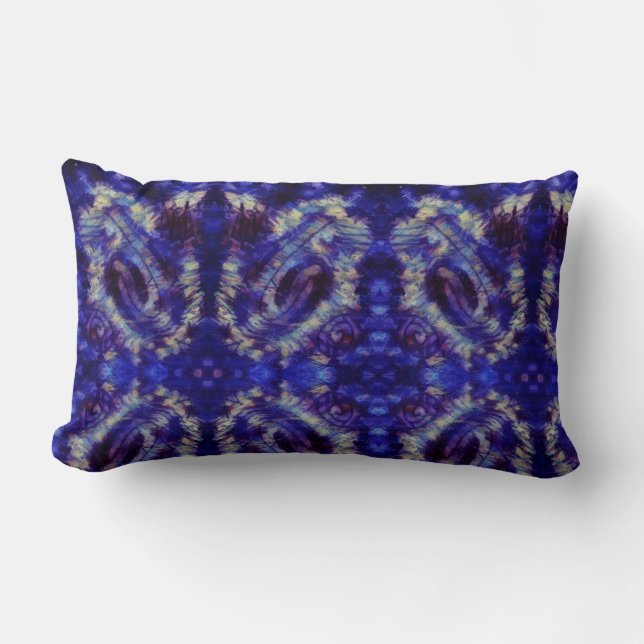 Finger-målning - våldsam lumbarkudde (Framsida)