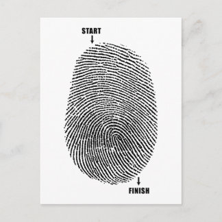 Finger Maze Vykort